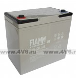Аккумулятор FIAMM 12 FGL 55, 12В/55Ач, AGM