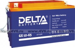 Аккумулятор DELTA GX 12-75, 12В/75Ач, GEL (гелевый)
