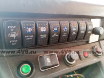 Кнопка включения диодного рабочего света, передний "Driving Lights" 12V-24V