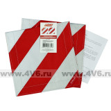 Комплект из 2 флажков со световозвращающей лентой для буксировочных ремня/троса, Tplus