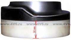Проставки под передние пружины УАЗ 30 мм (капролон+чашка)