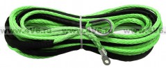 Трос синтетический Dyneema 5.5 мм / 2550 кг (15 м, комплект), зеленый