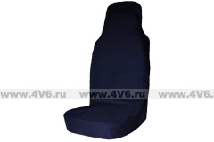 Чехлы грязезащитные "Tplus" на переднее сидения с мешком, оксфорд 210, черный 1 шт.