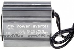 Автомобильный инвертор напряжения 12V на 220V/100W с USB