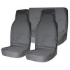 Чехлы грязезащитные "Tplus" на переднее + задние сидения с мешком, оксфорд 240, серый 3 шт.