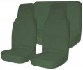 Чехлы грязезащитные "Tplus" на переднее + задние сидения с мешком, оксфорд 210, олива / темно-зеленый 3 шт.
