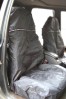 Чехлы грязезащитные на переднее сидения (серый)
