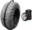 Комплект чехлов для хранения/переноски колес "ЭкоНом" R13-R18, черный