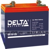 Аккумулятор DELTA GX 12-60, 12В/60Ач, GEL (гелевый)