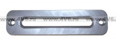 Клюз алюминиевый  для лебедки 8000-12000 lb, прямоугольный, серый