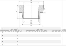 Проставки под задние пружины Ford Fusion/Fiesta 30 мм, полиуретан 2 шт.