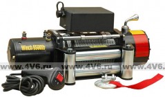 Лебедка Electric Winch 9500 lb 12V, с радио пультом