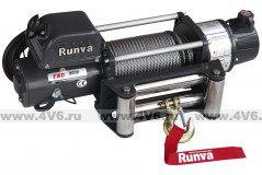 Лебёдка электрическая двухскоростная 12V Runva 8000 lbs 3629 кг, EWD8000U