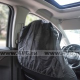 Чехлы грязезащитные "ЭКОНОМ" на передние сидения с мешком, черный 2 шт.