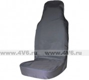Чехлы грязезащитные "Tplus" на переднее сидения с мешком, оксфорд 240, серый 1 шт.