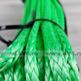 Трос синтетический Dyneema 8 мм / 7000 кг (18 м, комплект), зеленый