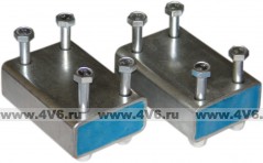 Проставки УАЗ рама-рессора 40 мм (сталь оцинкованная)