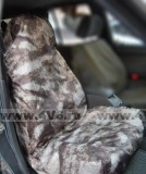 Чехлы грязезащитные на переднее+задние сидения (бежевый камуфляж)