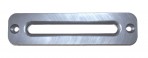 Клюз алюминиевый  для лебедки 8000-12000 lb, прямоугольный, серый