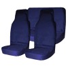 Чехлы грязезащитные "Tplus" на переднее + задние сидения с мешком, оксфорд 210, синий 3 шт.