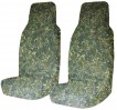 Чехлы грязезащитные "Tplus" на переднее сидения с мешком, оксфорд 210, цифровой кмф 2 шт.