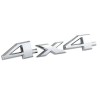 Шильдик (логотип) "4x4", объемный, широкоформатный 55x145, серебристый