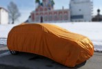 Чехол-накидка для автомобиля, оранжевый 5,6x3,5 (тип седан)